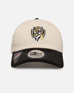 Mens Sale Headwear: New Era Richmond Tigers 'AFL 2025 2 Tone' Casual Classic Strapback Chrome White