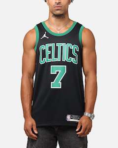 Nba Jersey: Nike Jaylen Brown Boston Celtics #7 Statement Edition 2022/23 Nike Dri-Fit NBA Swingman Jersey Black/Brown