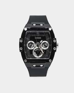 All Black And Gold: Guess Mainline Phoenix Watch Black