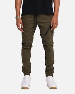 Mens Carre Bottoms Jogger: Carre Evolution Cargo Joggers Olive Green