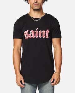 Saint Morta Cambronne El Duplo SS Tee Black/Red