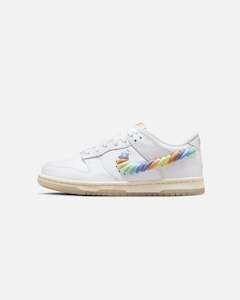 Gifts For Kids: Nike Kids' Dunk Low (GS) White/Multi-coloured