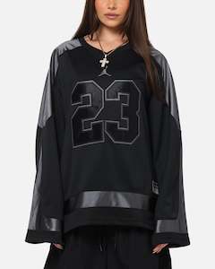 Jordan Brooklyn Collegiate Hockey Jersey Black/Iron Grey