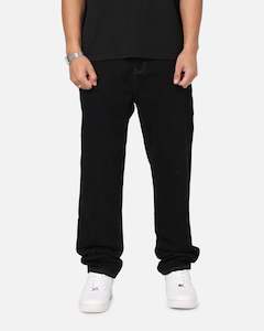 Mens Back Catalogue Bottoms: S Double Denim Standard Jeans Black Rinse