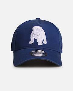 Mens Sale Headwear: New Era Canterbury-Bankstown Bulldogs 'NRL Washed OTC' 9FORTY A-Frame Snapback Blue