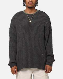 XXIII Distressed Sweater Charcoal