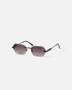 Mens Sale Accessories: Belvoir & Co Willow Diamond Cut Sunglasses Smoke