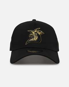 Mens Sale Headwear: New Era Sydney Roosters 9FORTY A-Frame Snapback Black/Gold