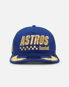 New Era Houston Astros 'Podium Collection' Pre-Curved Golfer Trucker S&hellip;