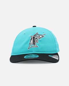 Mens Sale Headwear: New Era Florida Marlins 9FIFTY Retro Crown Strapback OTC