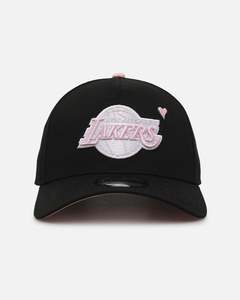 New Era Los Angeles Lakers 'Pink Satin Hearts 2.0' 9FORTY A-Frame Snap&hellip;