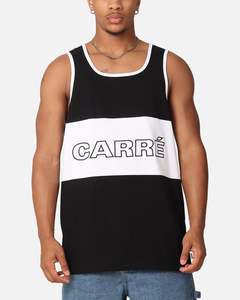 Carre Boost Panel Singlet Black