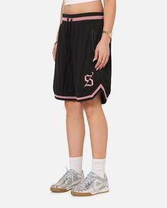 Saint Morta Bottoms Basketball Shorts: Saint Morta Envogue Allstar Basketball Shorts Black/Pink