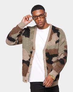 All Camo: XXIII Camo Mohair Cardigan Camo