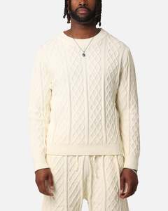 XXIII Lucas Cable Knit Sweater Cream