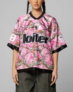 Gifts For Her: Loiter Training Jersey Pink Camo