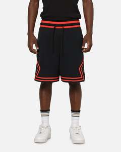 Jordan Dri-FIT Sport Diamond Shorts Black/Infrared