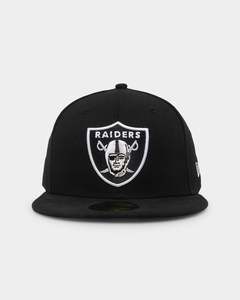 Gifts For Him: New Era Las Vegas Raiders 59FIFTY Fitted Black/White