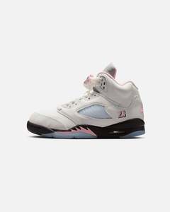 Kids New Arrivals: Jordan Kids' Air Jordan 5 Retro "Medium Soft Pink" (GS) White/Pink