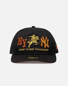 All Black And Gold: New Era New York Yankees 'Western Rodeo' 19TWENTY Snapback Black/Gold