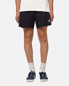 Mens Bottoms Basketball Shorts: Adidas Adicolour Classic Sprinter Shorts Black