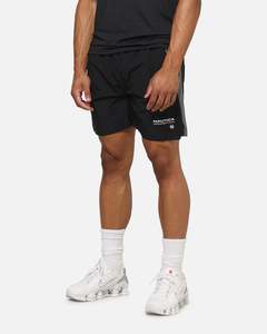 Mens Bottoms Beach Short: Nautica Arena Shorts Black