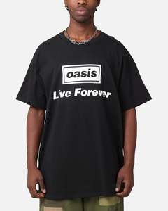 Gifts Under 50: Oasis Live Forever T-Shirt Black