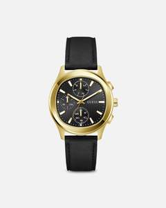 All Black And Gold: Guess Mainline Palmer Watch Black/Gold