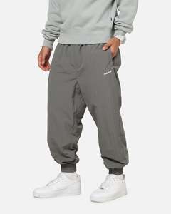 Mens Carre Bottoms Trackpant: Carre Star Shooter Track Pants Grey Marle