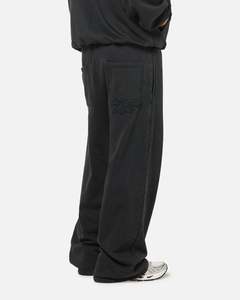 Mens Carre Bottoms Trackpant: Carre Prime Trackpants Black Wash
