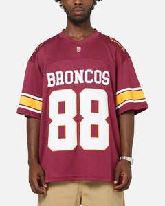 Gifts Under 50: Bleacher Athletic Brisbane Broncos NRL Gridiron Mesh Jersey Official Team Color