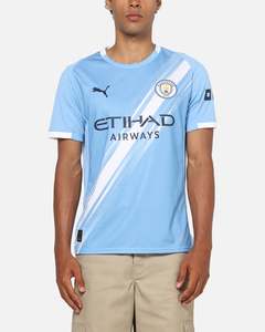 Puma Manchester City FC Home Replica Jersey Light Blue