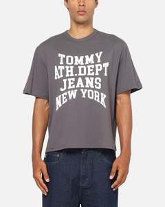 All Sale Tops: Tommy Jeans Archive Athletic Dept T-Shirt Washed Black
