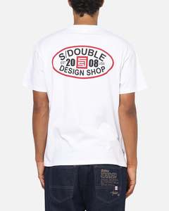 All Sale Tops: S Double Oval T-Shirt White