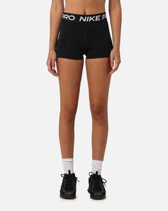 Womens Sale Bottoms: Nike Women's Nike Pro Shorts 3" Black/White