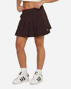 Womens Sale Bottoms: Adidas Women's Originals Pleated Skort Dark Brown