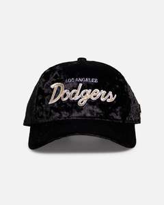New Era Los Angeles Dodgers 'Velvet' 9FORTY A-Frame Snapback Black/Gold