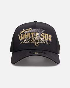 All Black And Gold: New Era Chicago White Sox 'Arcade Gold 10 Year Anniversary' 9FORTY A-Frame Snapback Black/Gold