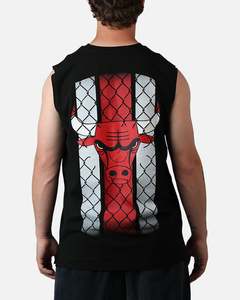 New Era Chicago Bulls Muscle T-Shirt Black