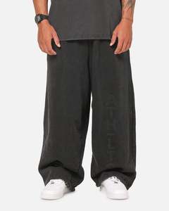 Saint Morta Athltc R3 Baggy Sweatpants Washed Black