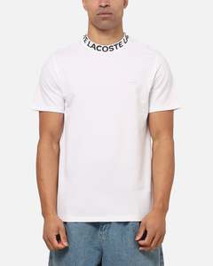 Mens Lacoste: Lacoste Core Active T-Shirt White