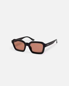 Womens Sale Accessories: Le Specs Impossible Sunglasses Black/Cinnamon