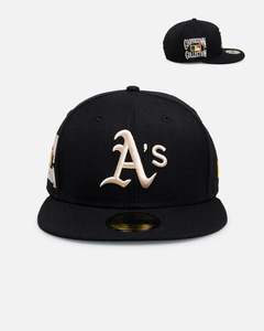 New Era Oakland Athletics 'Wool' 59FIFTY Fitted Black