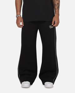 Mens Carre Bottoms Trackpant: Carre Corrupt 2.0 Sweatpants Black