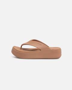 Womens Sale Footwear: Crocs Women's Getaway Platform Flip Chocolate
