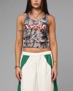 Womens Sale Tops: Loiter Women's Holy Fire Tank Real Tree Camo