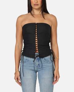 Ed Hardy Women's Seige Corset Black