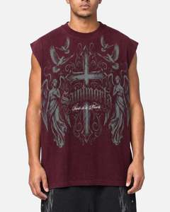 Saint Morta Renaissance Muscle T-Shirt Pigment Washed