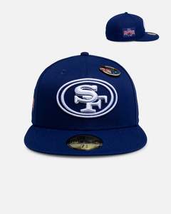 Headwear 950 High Crown: New Era San Francisco 49ers "NFL" 59Fifty Fitted Dark Blue