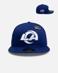 Headwear 950 High Crown: New Era Los Angeles Rams "NFL" 59Fifty Fitted Dark Blue